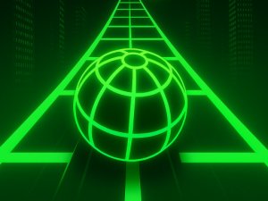 Neon Ball Slope Action Game