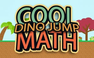Cool Dino Jump Math Game - Online Educational Puzzle Arcade Game