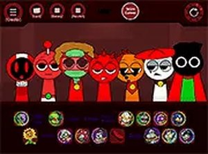 Plants Vs. Sprunki Red Music Game Online - Music Mixing Game