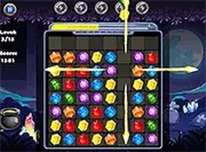 Halloween Jewels Match 3 Puzzle Game - Puzzle Game