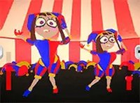 2 Player Pomni Dance Arcade Game