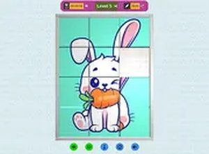 3D Animal Sliding Puzzle Online Puzzle Game