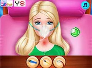 Princy Throat Surgery Online Game - Kids Doctor Game