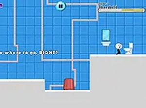 Toilet Rush Puzzle Platformer Arcade Game