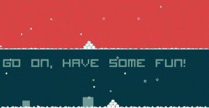 Winter Cube Jump Puzzle